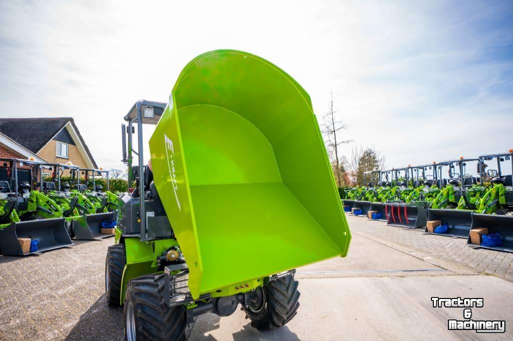 Tombereau sur pneus E-Kraft D1600 Elektrische dumper kruiwagen