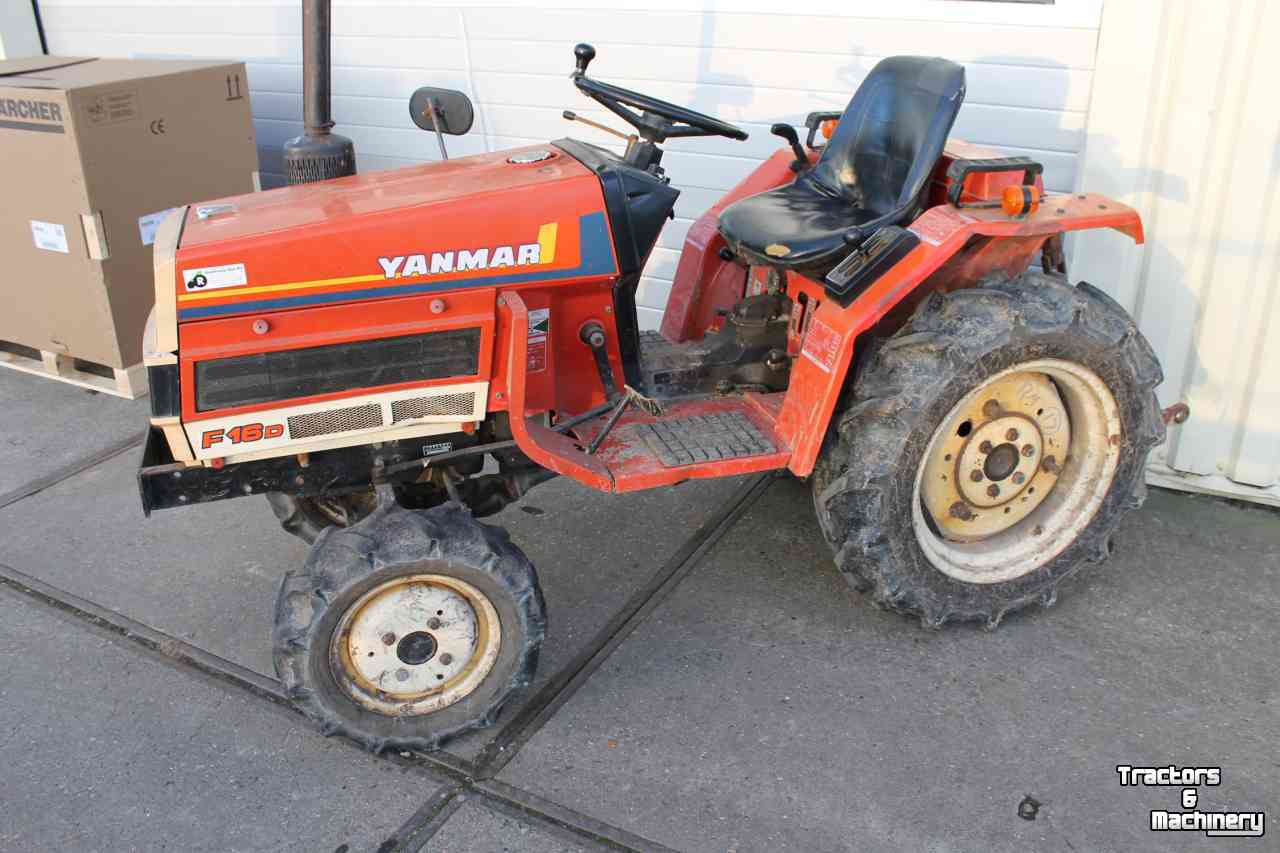 Tracteur pour horticulture Yanmar F16D minitrekker minitractor tuinbouwtrekker 4wd