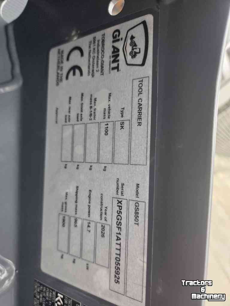 Chargeuse sur pneus  GS850T - 55925-
