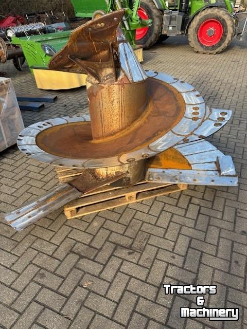 Mélangeuse Verticale Peecon Set mengvijzels met RVS slijtplaten voor bodemdiamete