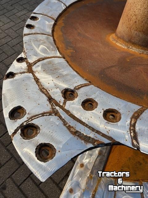 Mélangeuse Verticale Peecon Set mengvijzels met RVS slijtplaten voor bodemdiamete