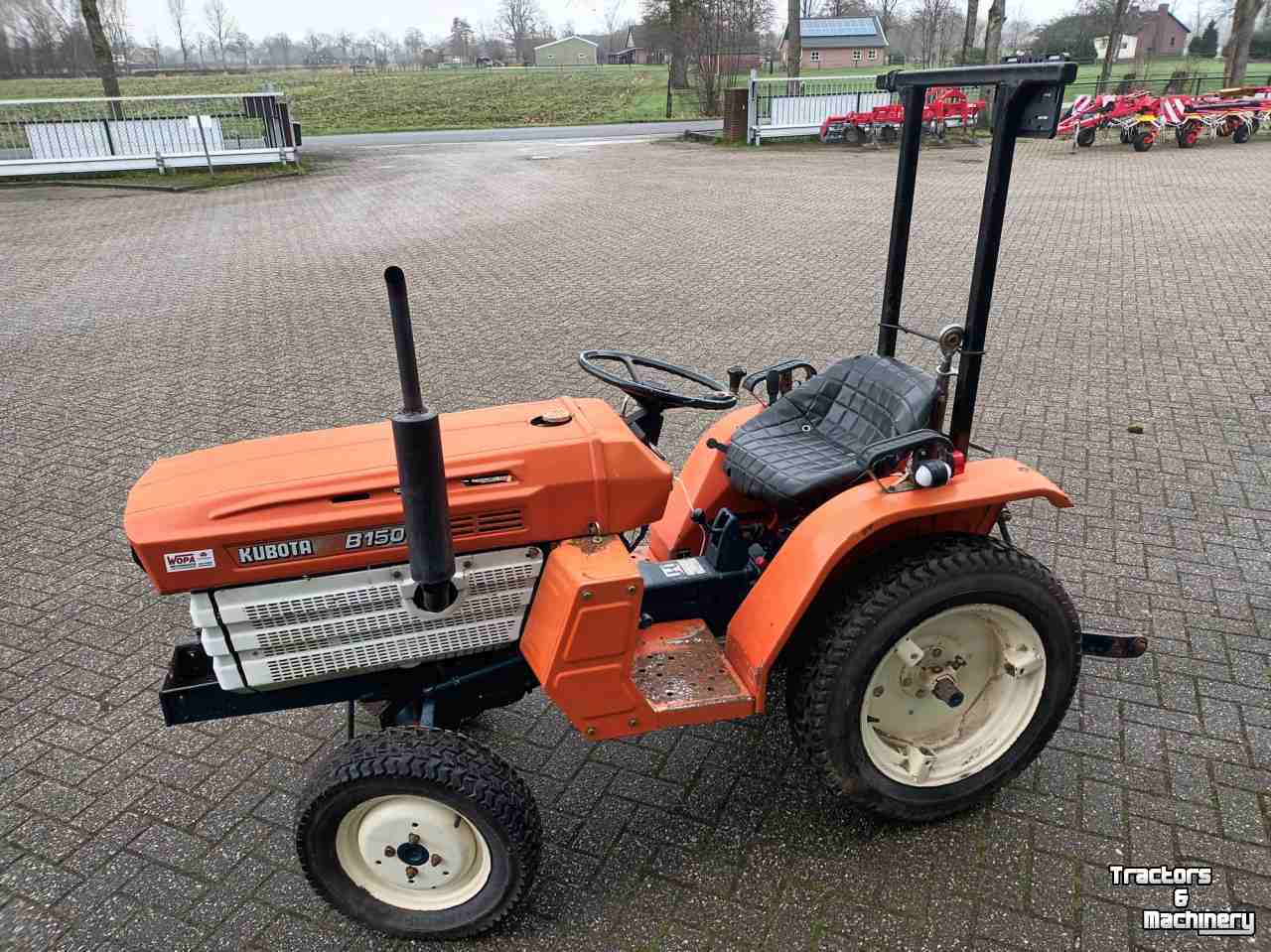 Tracteur pour horticulture Kubota B1500  NL kenteken