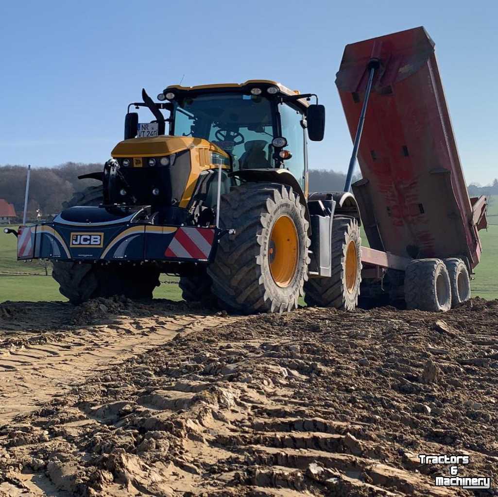 Poids frontaux JCB trekkerbumper + frontgewicht  (tractorbumper / Unterfahrschutz)