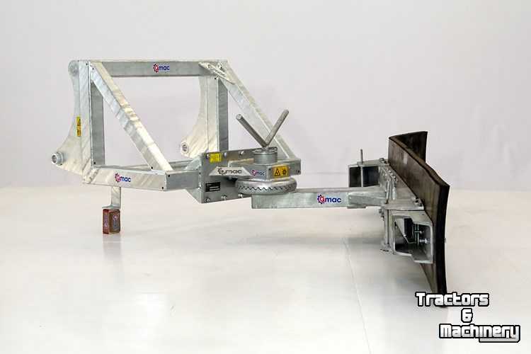 Rabots à lisier Qmac Modulo rubber manure scrapers 270cm hookup Terex