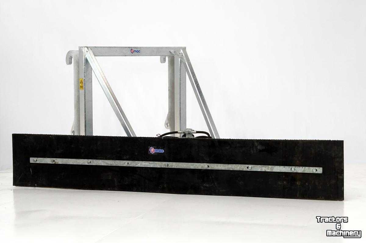 Panneau coulissant de fourrage Qmac Modulo Rubber Voerschuif 180 cm met  JCB Q-Fit aanbouw