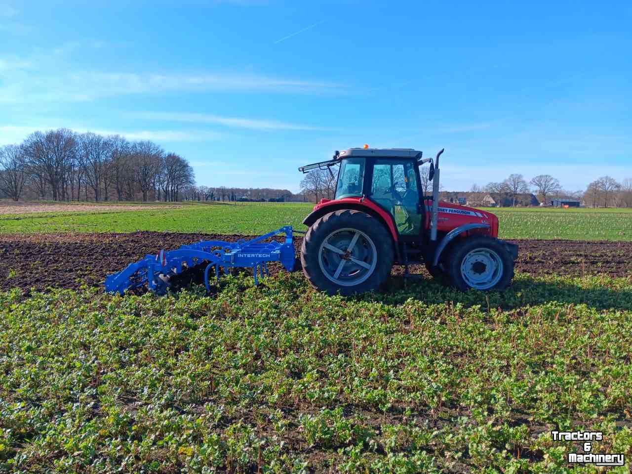 Cultivateur  InterTech vleugelschaar cultivator 3M smaragd