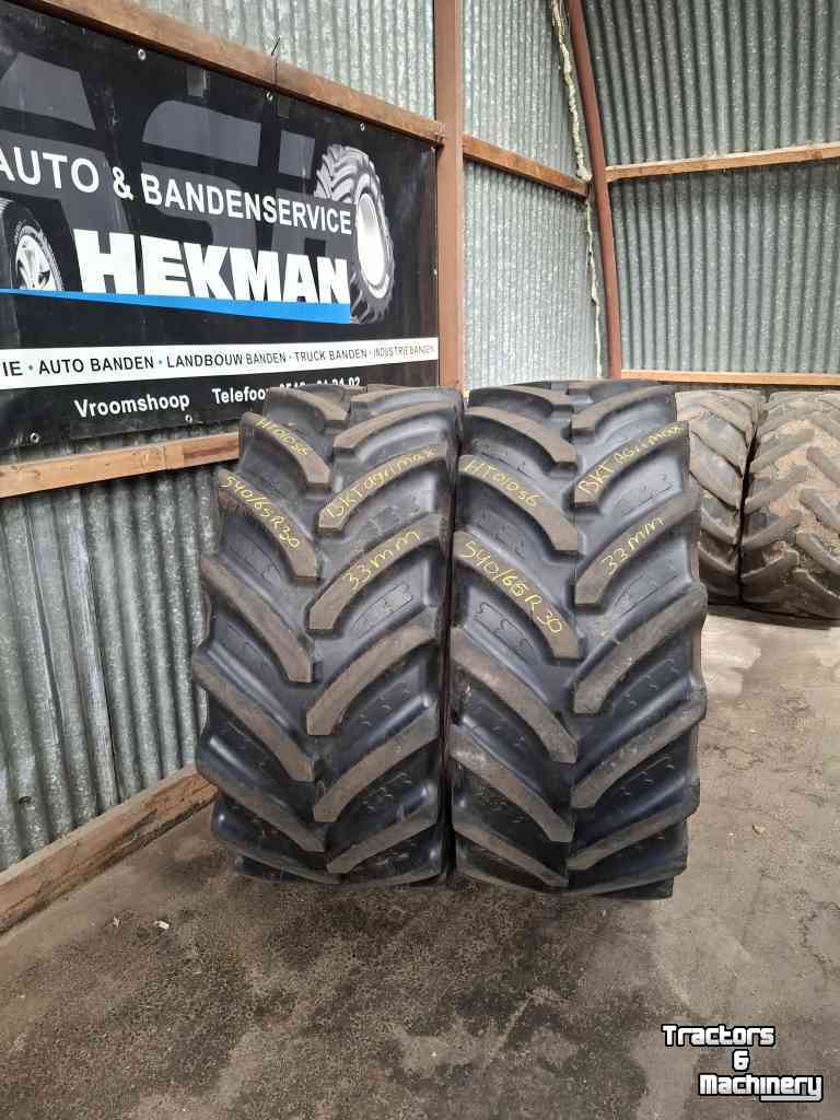 Roues, Pneus, Jantes, Barillets Jumelage BKT 540/65R30