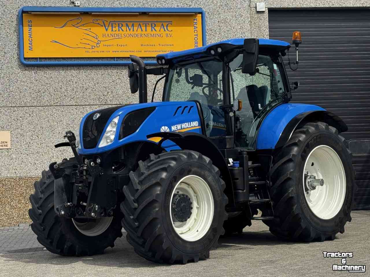 Tracteur New Holland T7.245PC Stage V Fronthef Lucht Hydr rem  GPS 50km