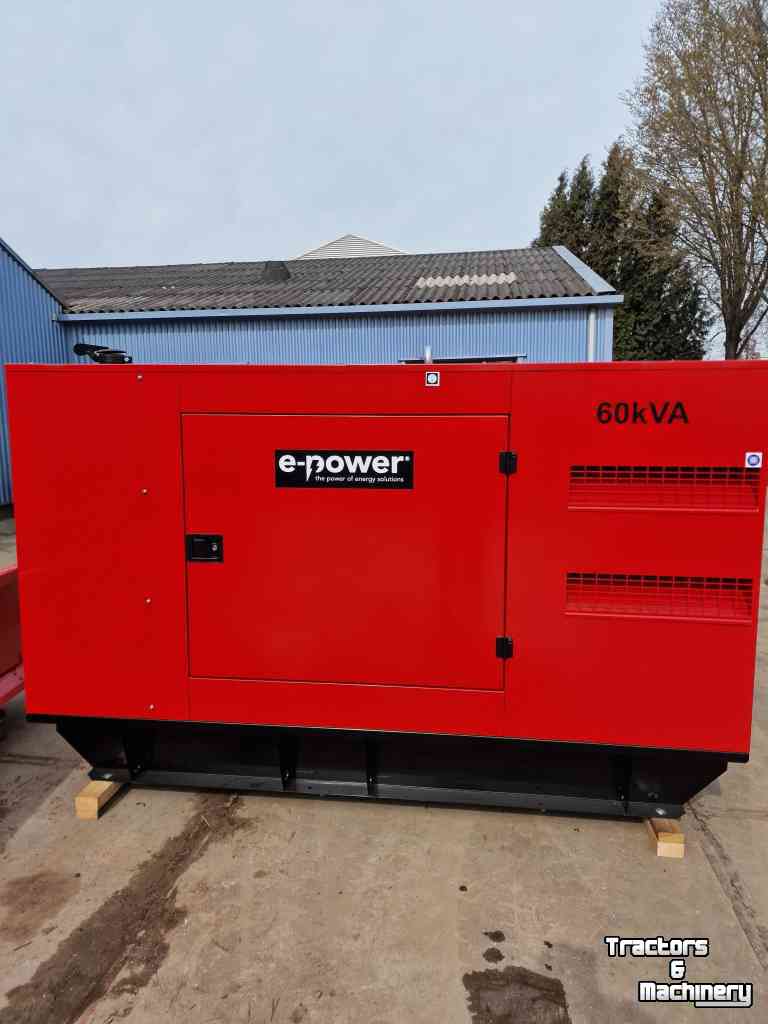 Groupes électrogènes  E power 60kva