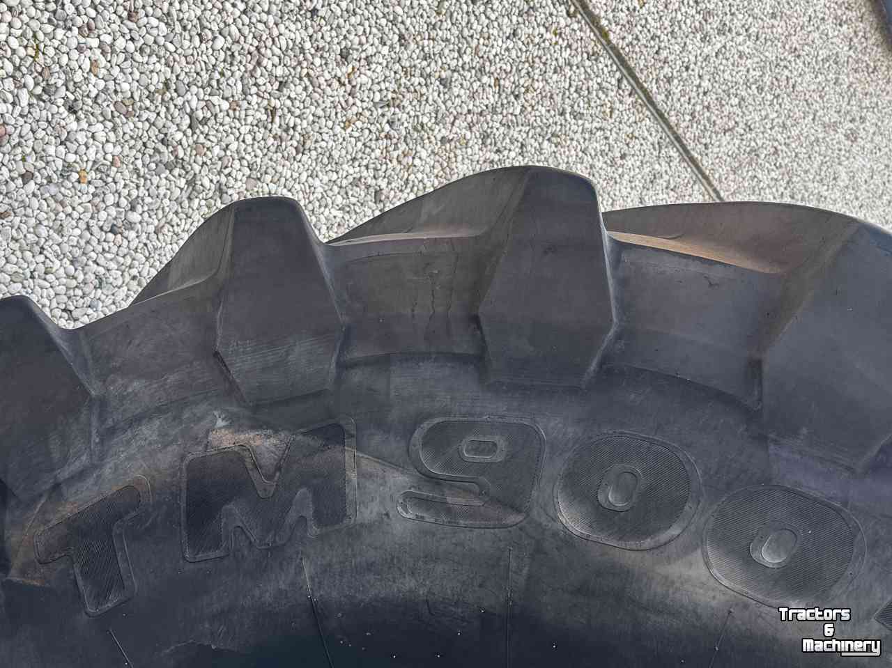 Roues, Pneus, Jantes, Barillets Jumelage Trelleborg Set TM900  800/70R38 op velg asgat 280/335/10gaats  48mm