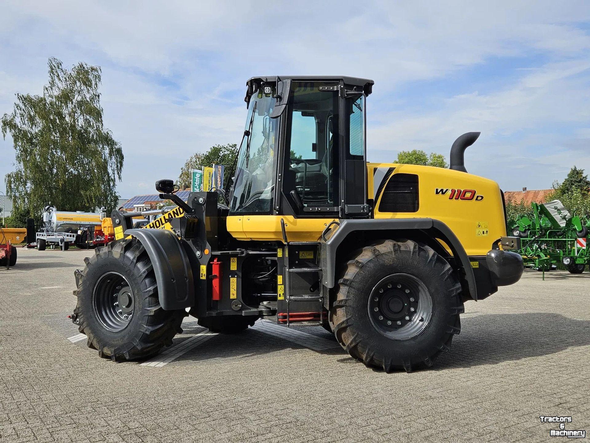 Chargeuse sur pneus New Holland W110D Long reach