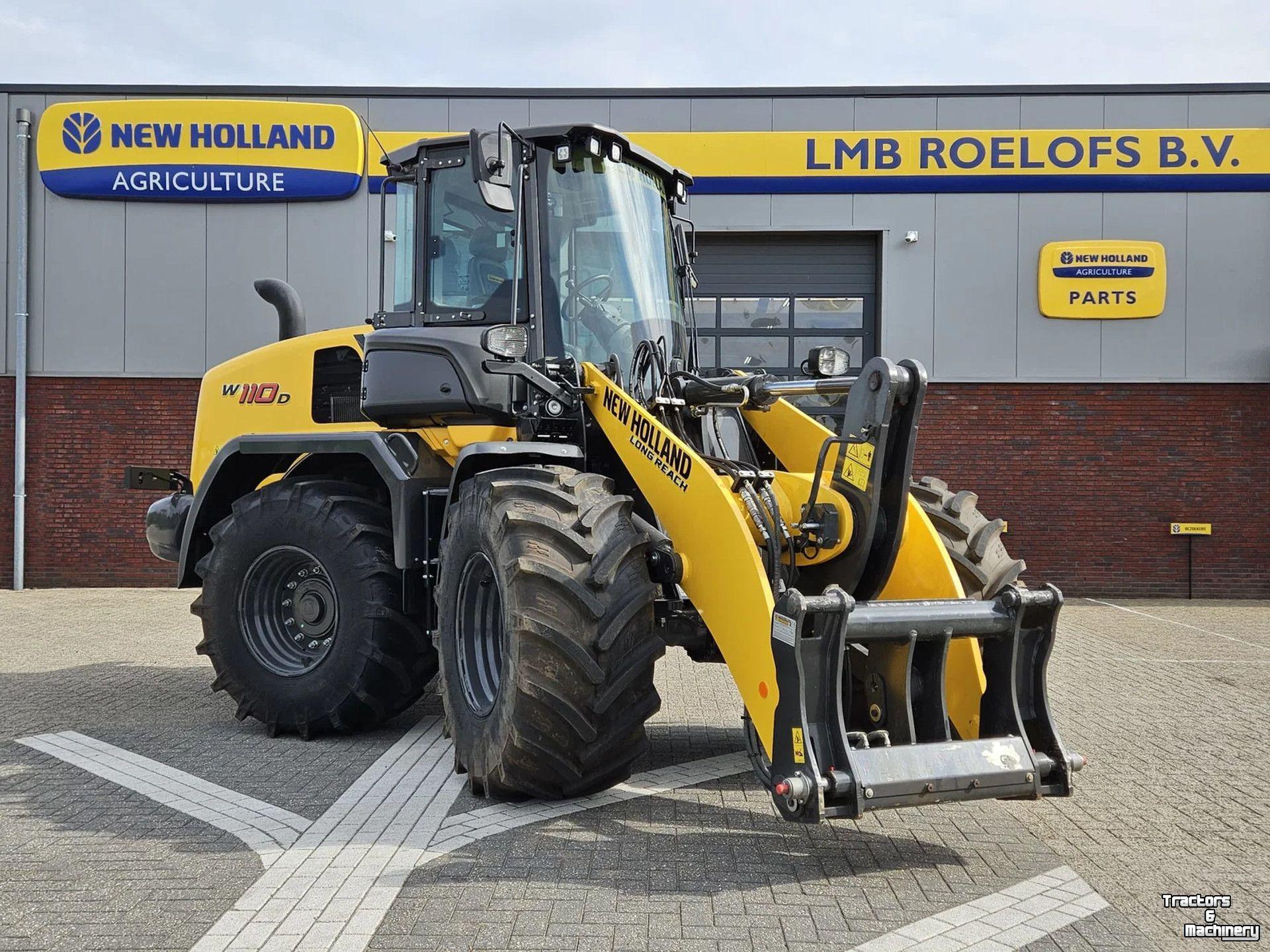 Chargeuse sur pneus New Holland W110D Long reach