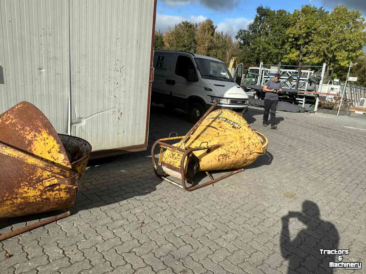 Bennes à béton Beco 500 liter betonkubel