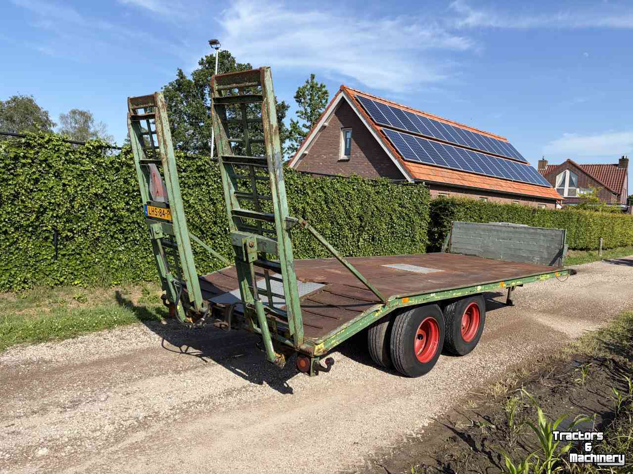 Remorque porte-machines  Oprijwagen