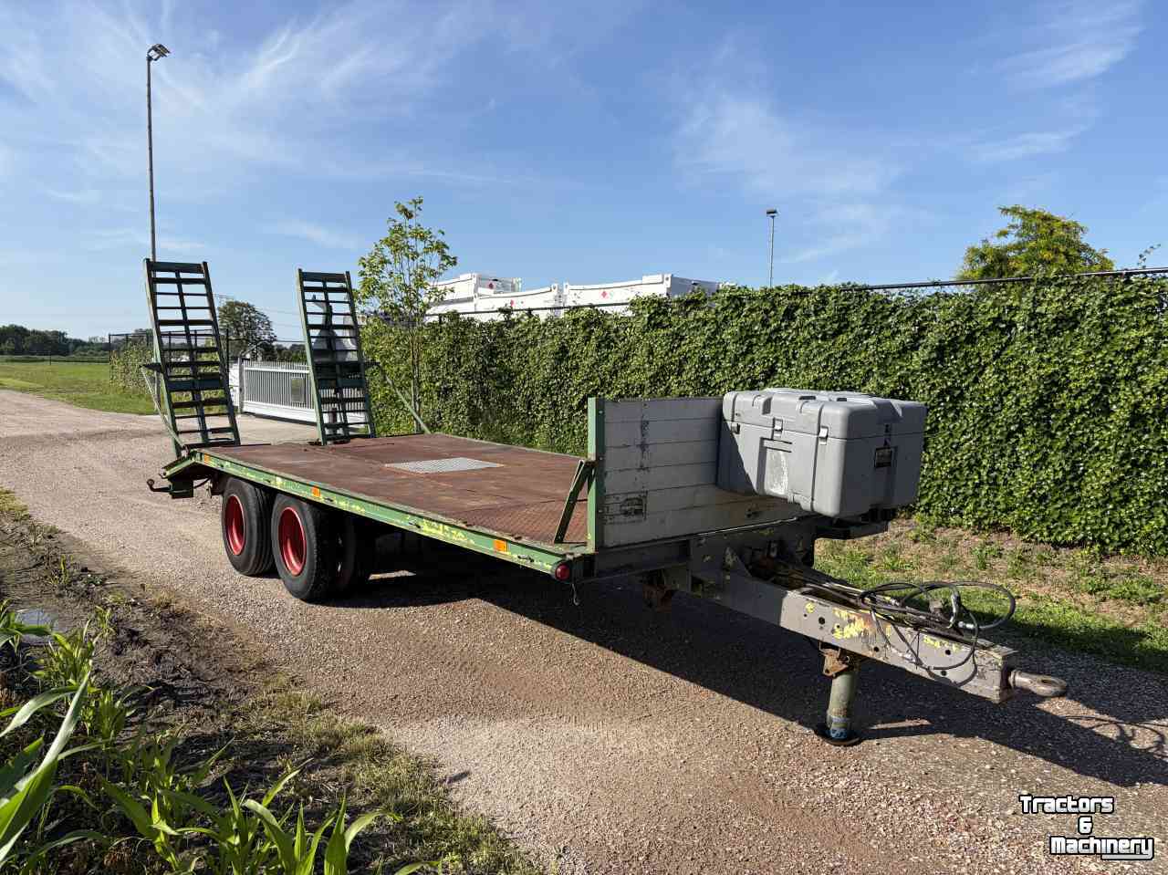 Remorque porte-machines  Oprijwagen