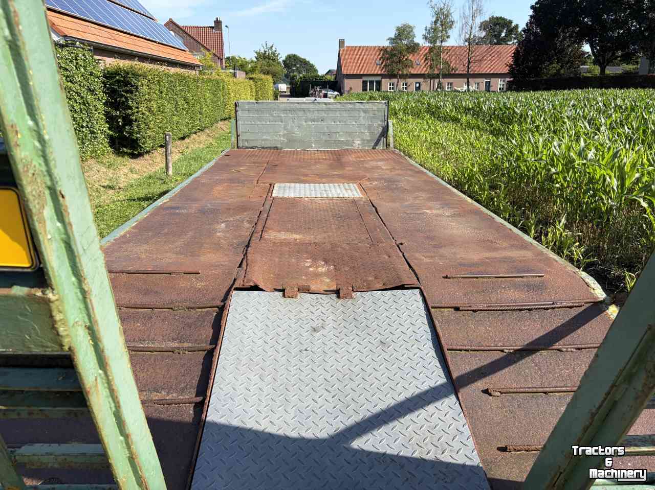 Remorque porte-machines  Oprijwagen