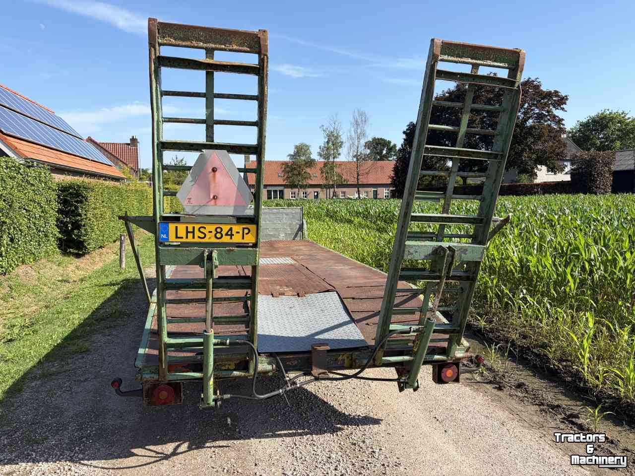 Remorque porte-machines  Oprijwagen