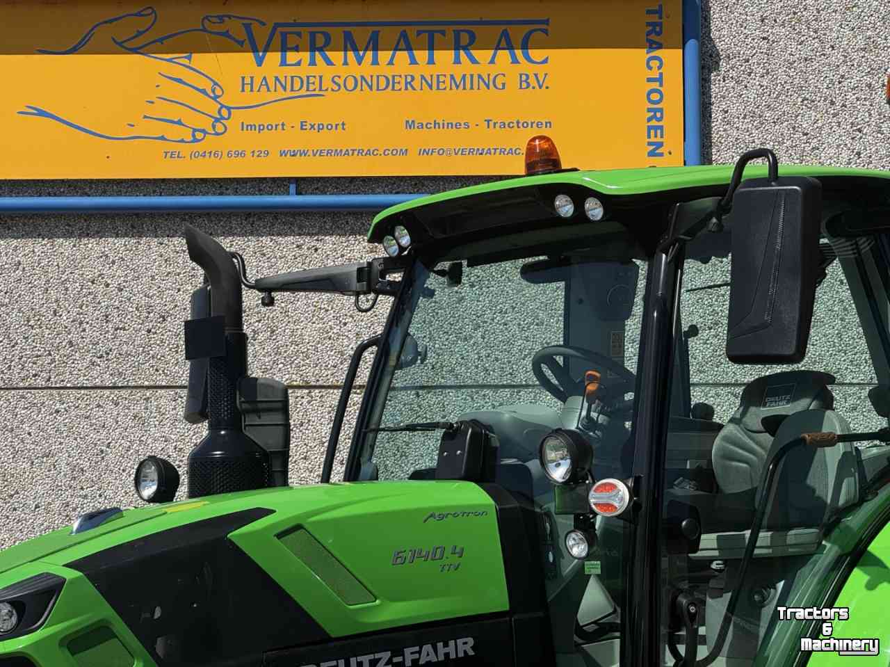 Tracteur Deutz-Fahr Agrotron 6140-4TTV vario Fronthef Stage V  Hydr rem 50km