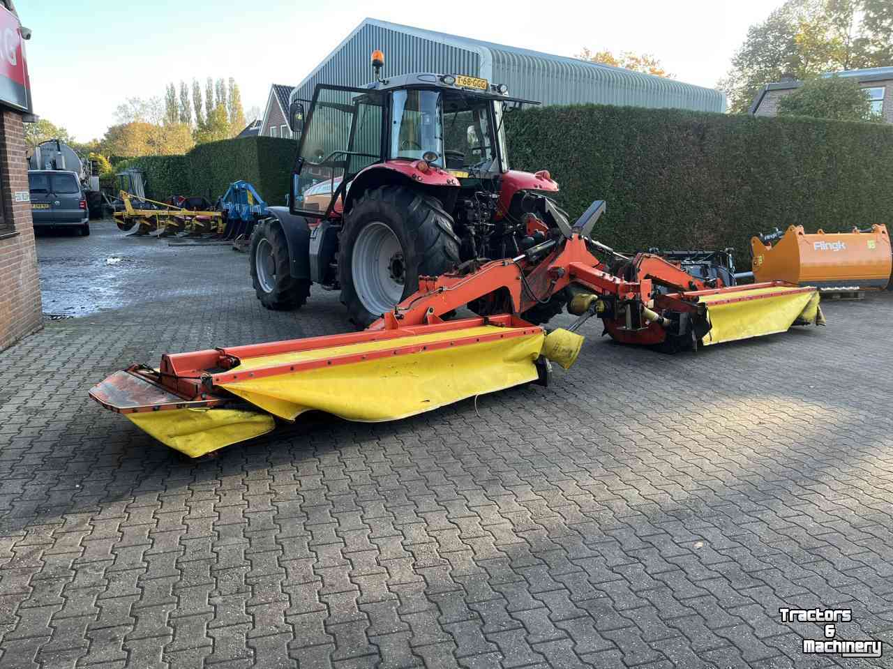 Faucheuse Fella SM 911 TL triplemaaier, vlindermaaier weidebouwmachines