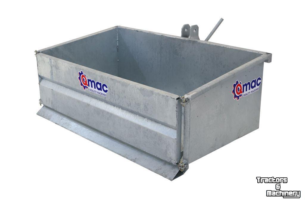 Transport godets de tracteur Qmac trekkerbak 1.00 CAT1 Gegalvaniseerd