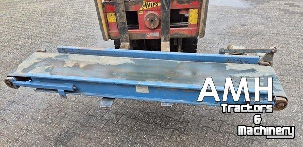 Convoyeur  onbekend / unknown 2100X400 TRANSPORTBAND VLAKKE BAND FLAT BELT CONVEYOR BELT FLACHBAND FÖRDERBAND