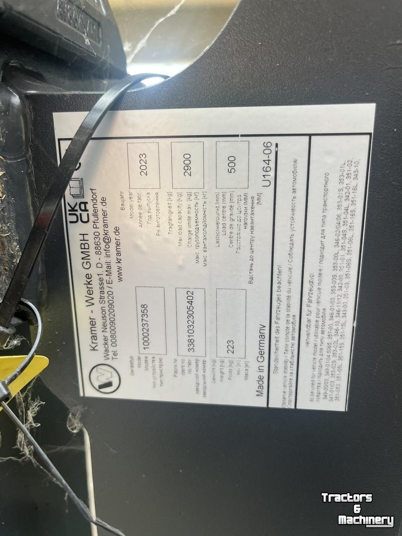 Chargeuse sur pneus Kramer Voorzetstukken