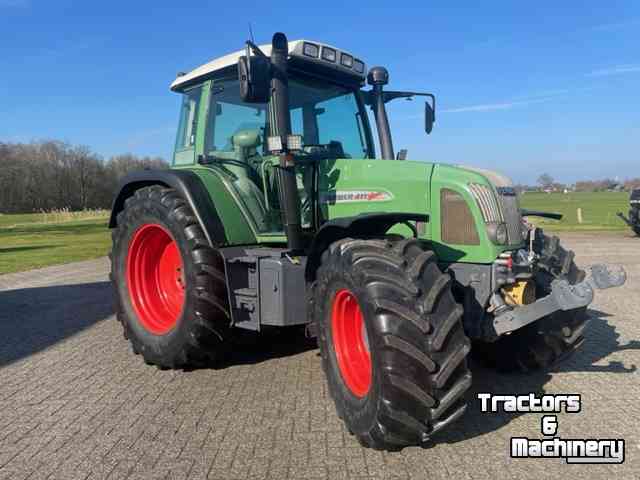 Tracteurs Fendt Farmer 411 Vario 50km kruip fronthef + frontpto airco