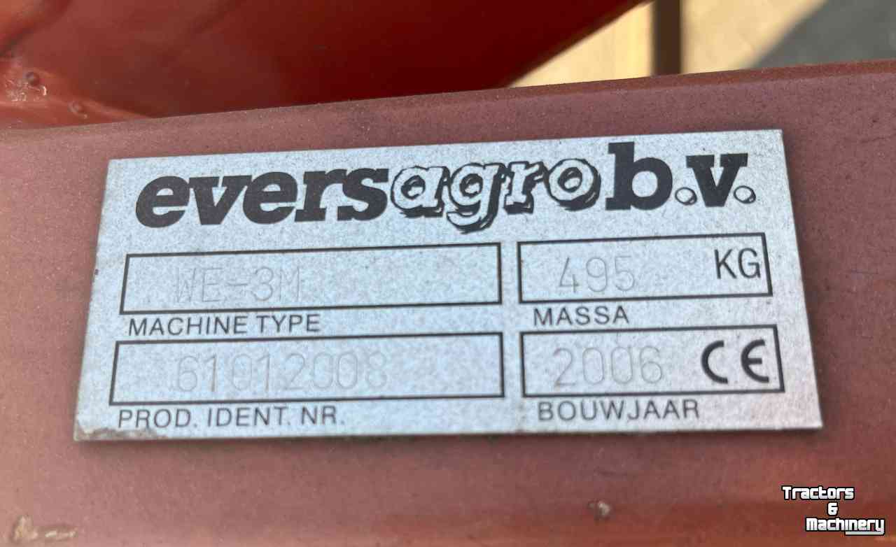 Décompacteur Evers Sumba WE-3M woeler, woelpoot, vaste tand, diepwoeler, grondbewerking