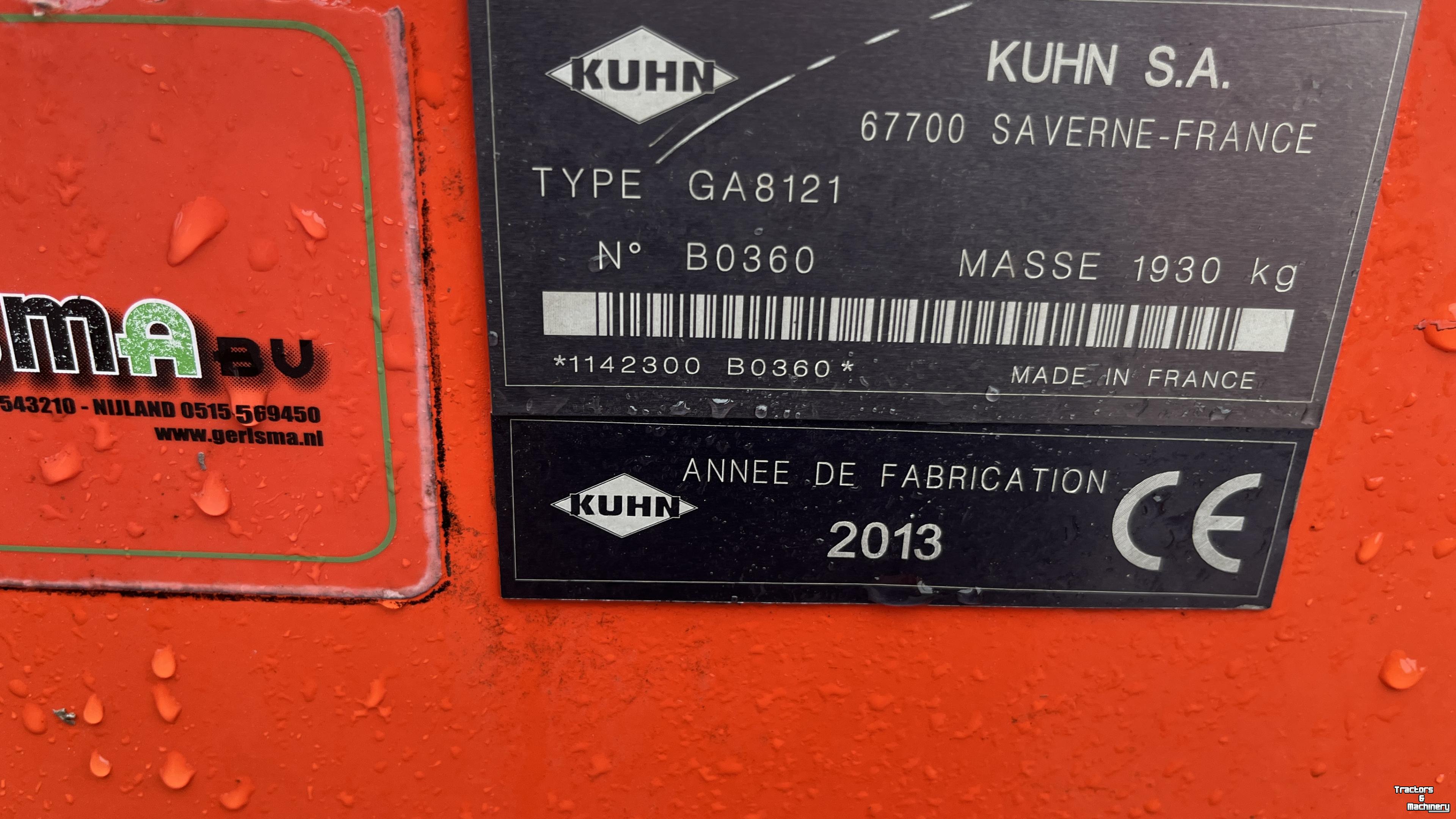 Andaineur Kuhn Kuhn GA 8121