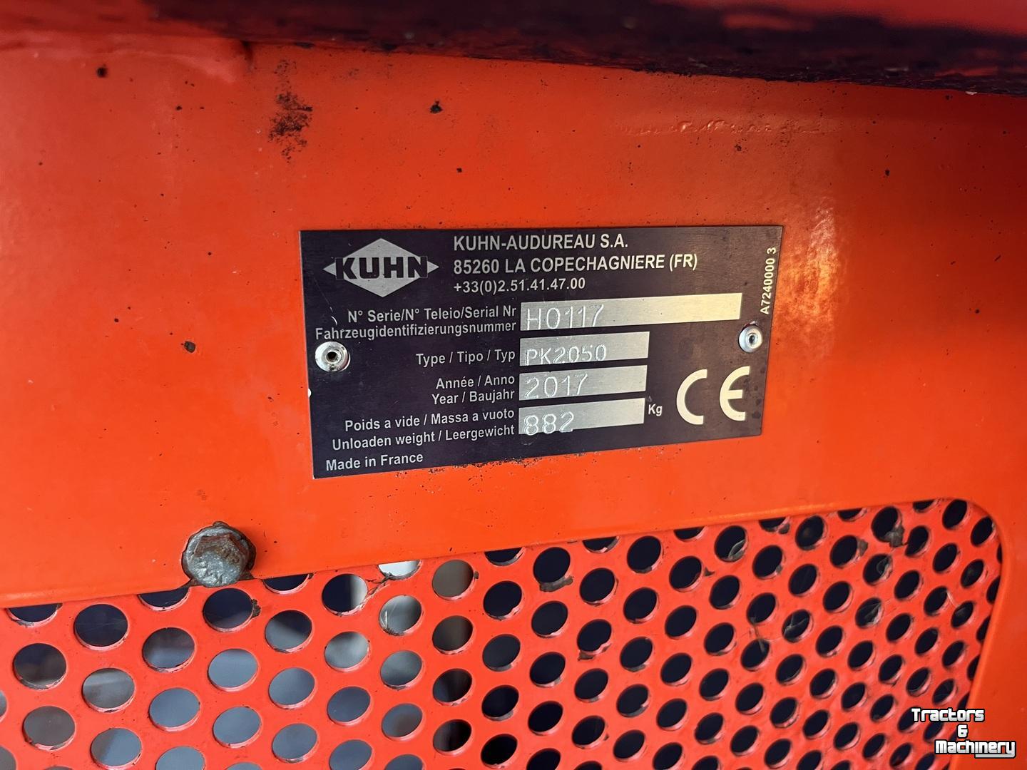 Désileuse à griffe Kuhn PK2050