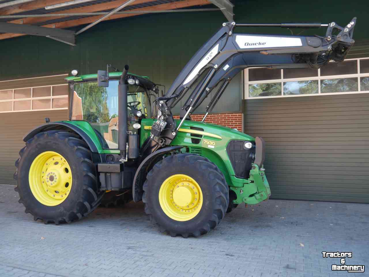 Tracteur John Deere 7930 AP + Quicke Q8m lader