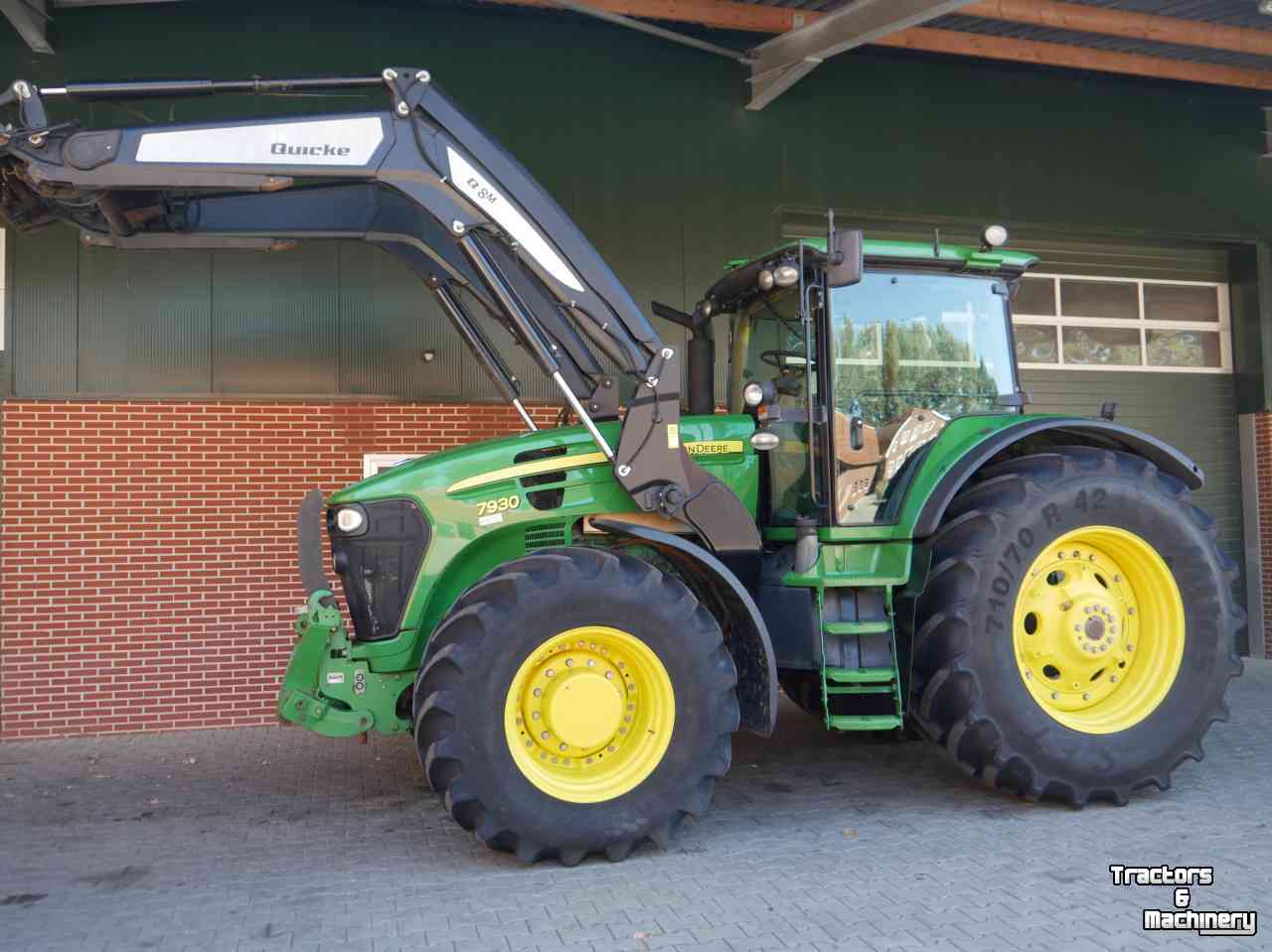 Tracteur John Deere 7930 AP + Quicke Q8m lader