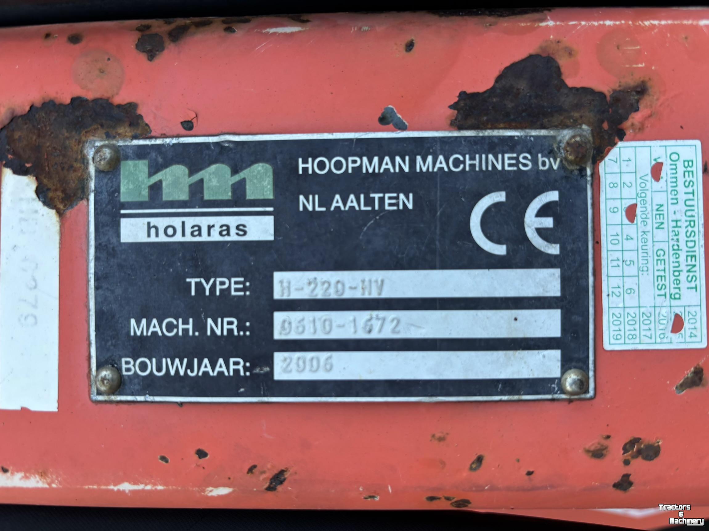 Balayeur Holaras H-220-HV