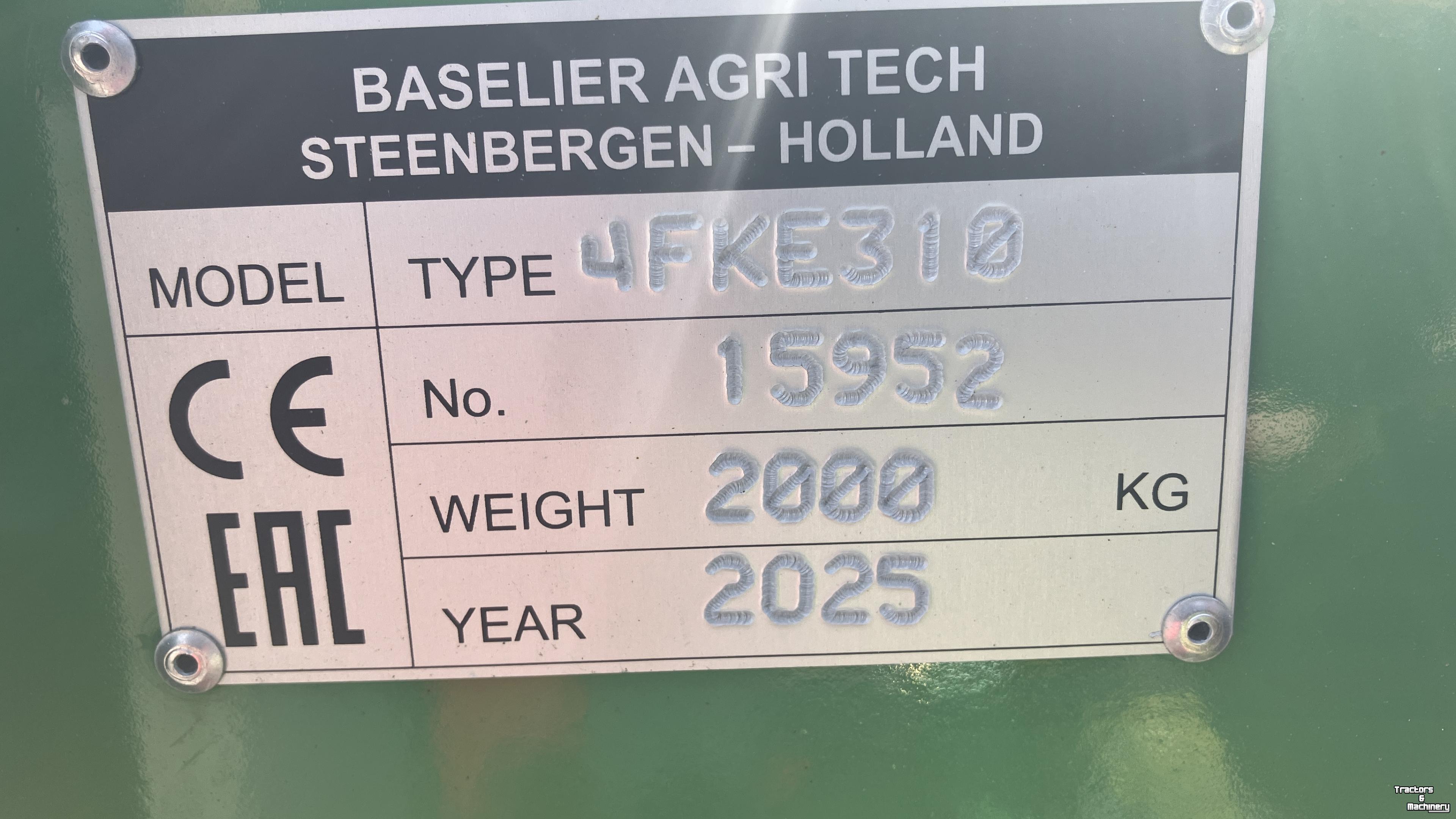 Fraise buteuse Baselier 4FKE310