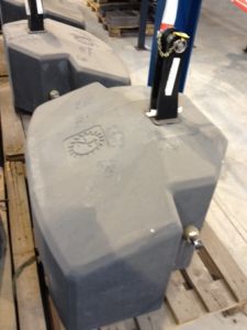 Poids frontaux Zuidberg 800 kg beton gewicht
