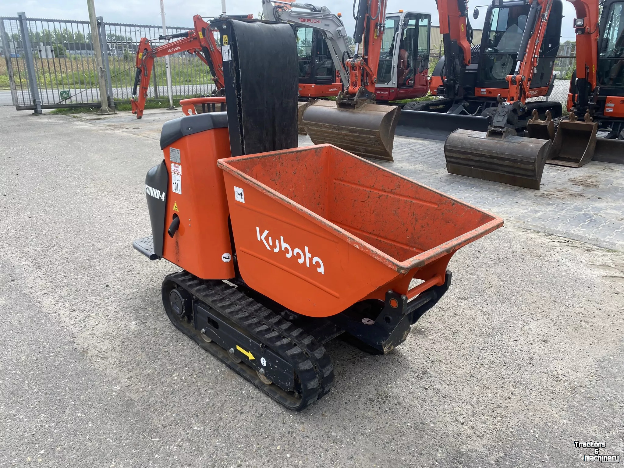 Tombereau à chenilles Kubota KC 70 VHD-4 Rupsdumper