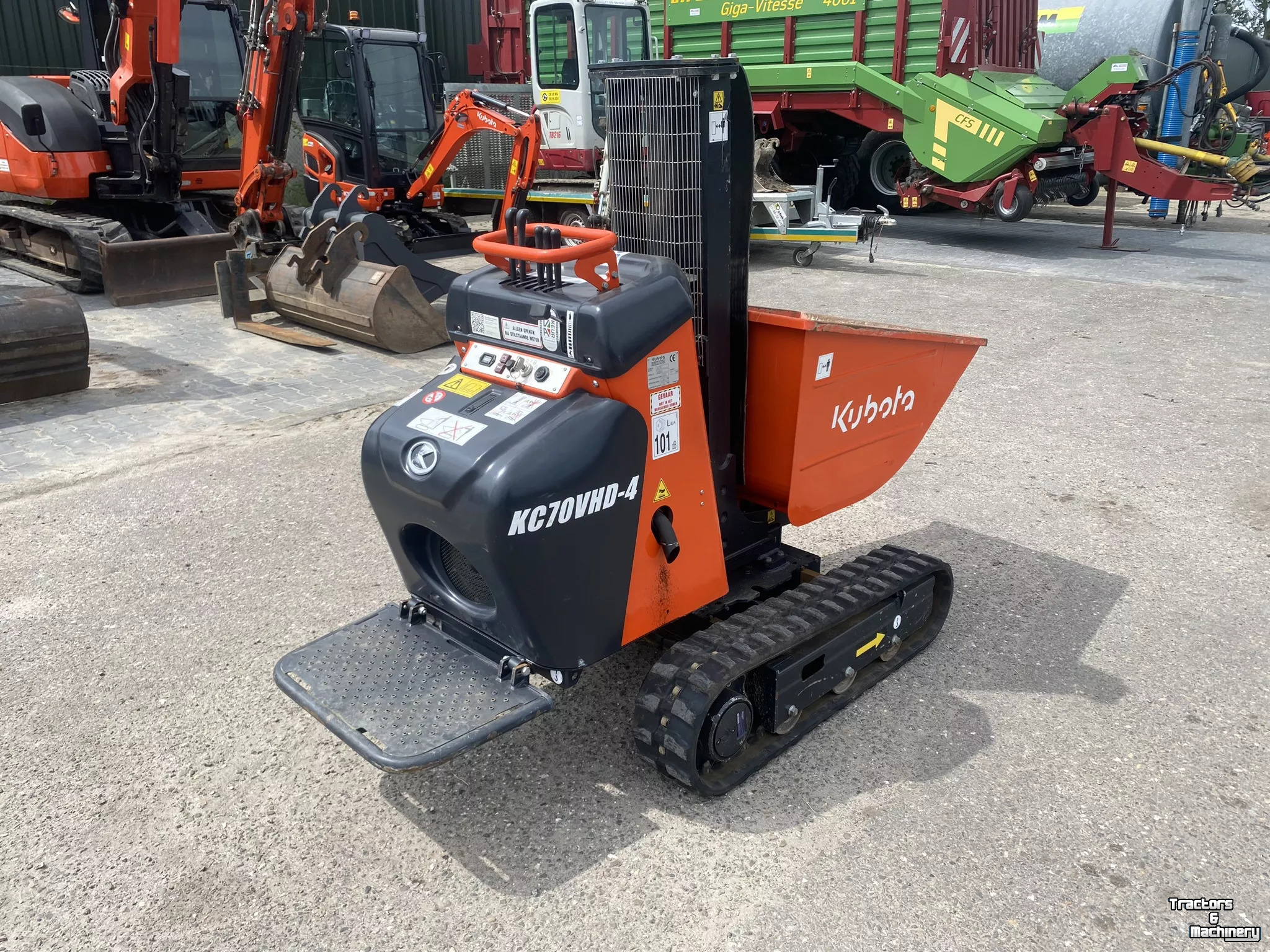 Tombereau à chenilles Kubota KC 70 VHD-4 Rupsdumper
