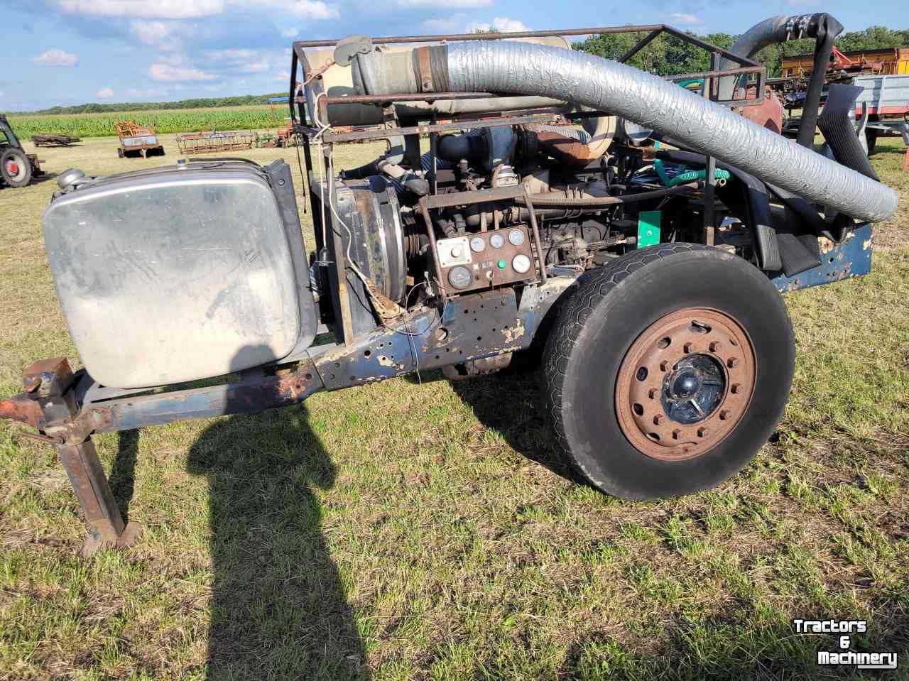 Moteur / Pompe stationair DAF Motorpompset 6 cilinder Daf 615 met Landini fms80/3 pomp