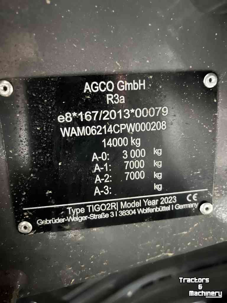 Autochargeuse Fendt Tigo 50 MS