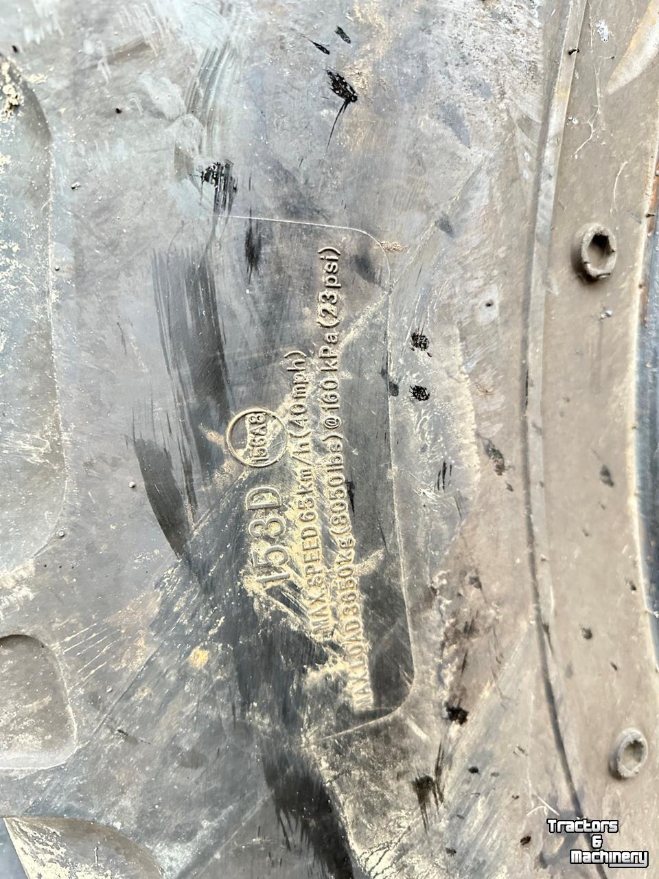Roues, Pneus, Jantes, Barillets Jumelage Barkley 600/65R38