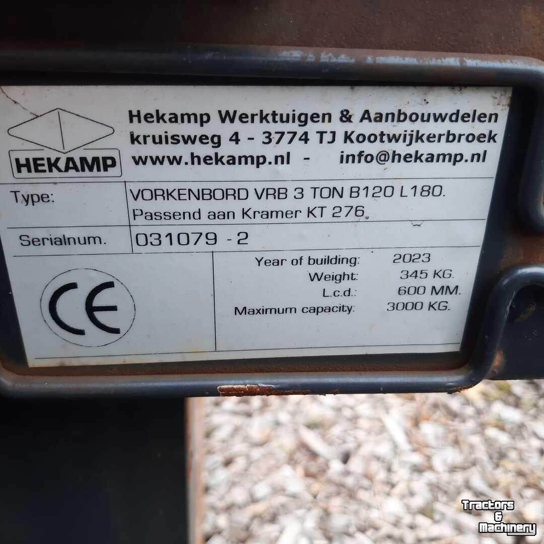 Chargeur frontal Hekamp Voorzetstukken