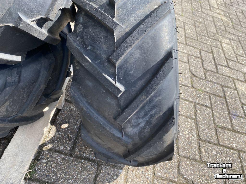 Roues, Pneus, Jantes, Barillets Jumelage BKT 25 x 8.50 - 12 compllet op wiel