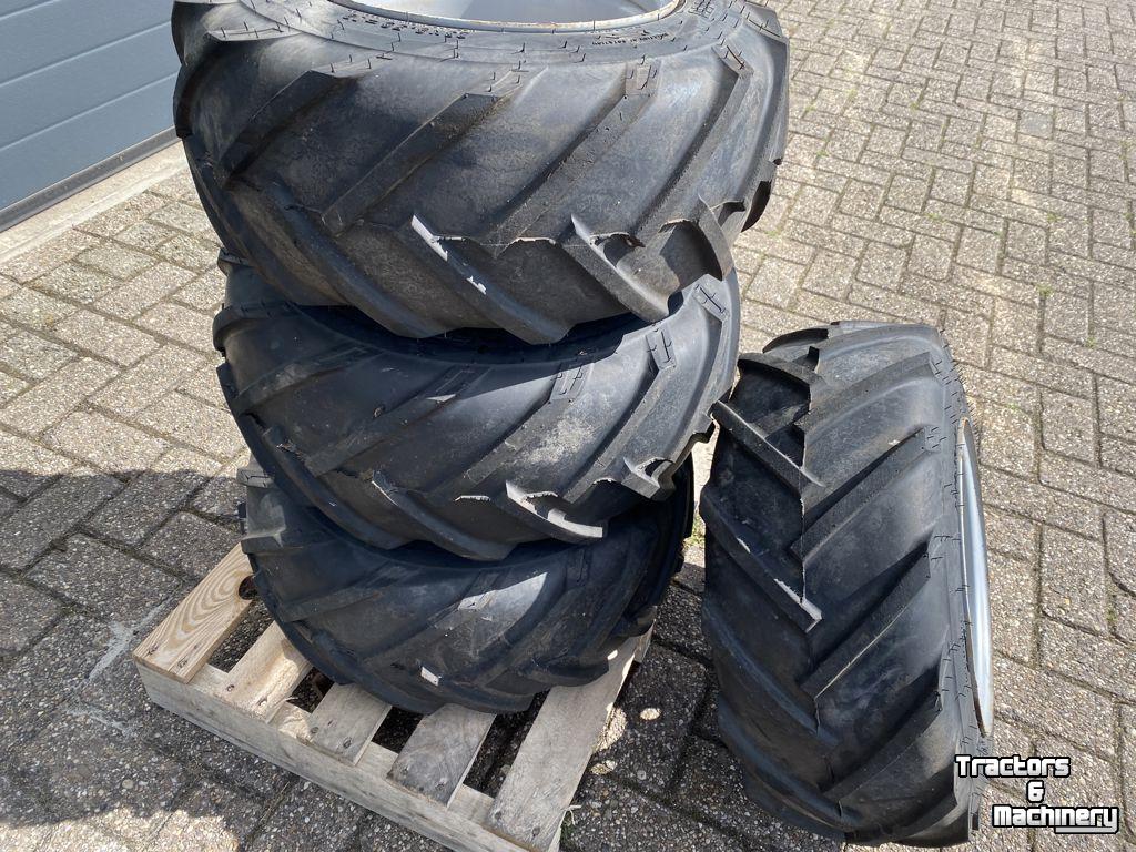 Roues, Pneus, Jantes, Barillets Jumelage BKT 25 x 8.50 - 12 compllet op wiel
