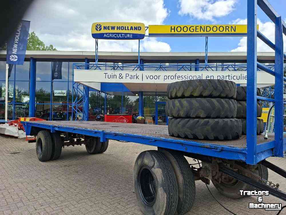 Remorque  Platte Balenwagen Aanhanger