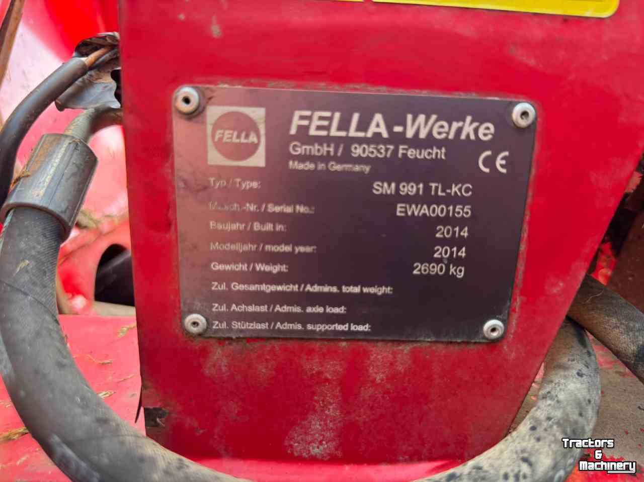 Faucheuse Fella Triple maaier maaiset met kneuzer | SM 991 TL-KC | SM 310 FZ-KC
