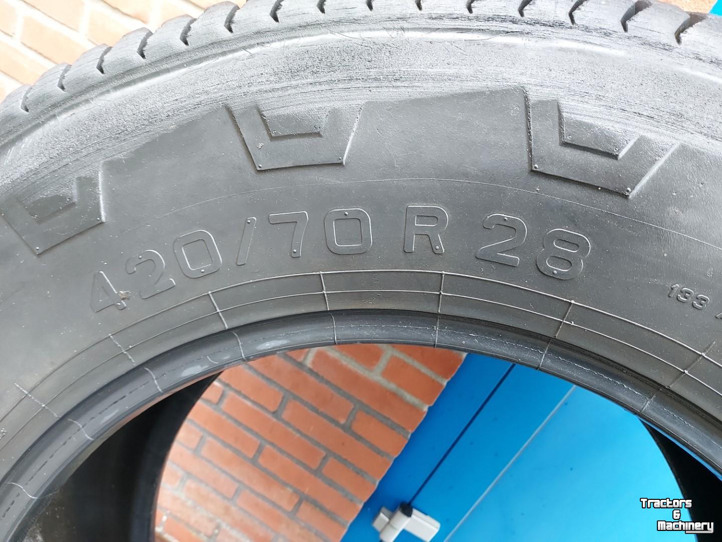 Roues, Pneus, Jantes, Barillets Jumelage Pirelli BAND  420/70R28