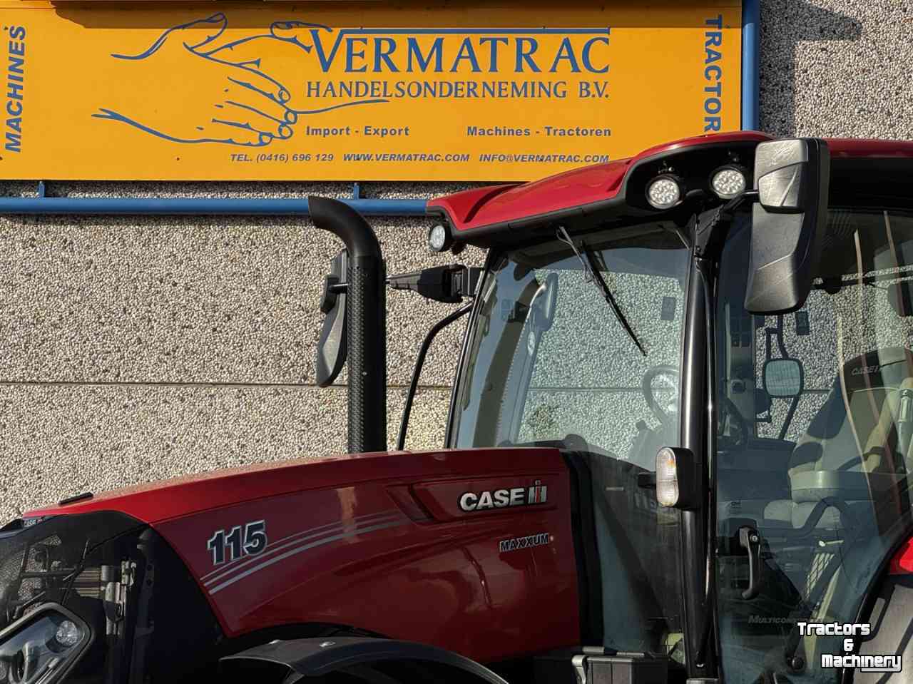 Tracteur Case-IH Maxxum 115 Active 8  vol geveerd 40km