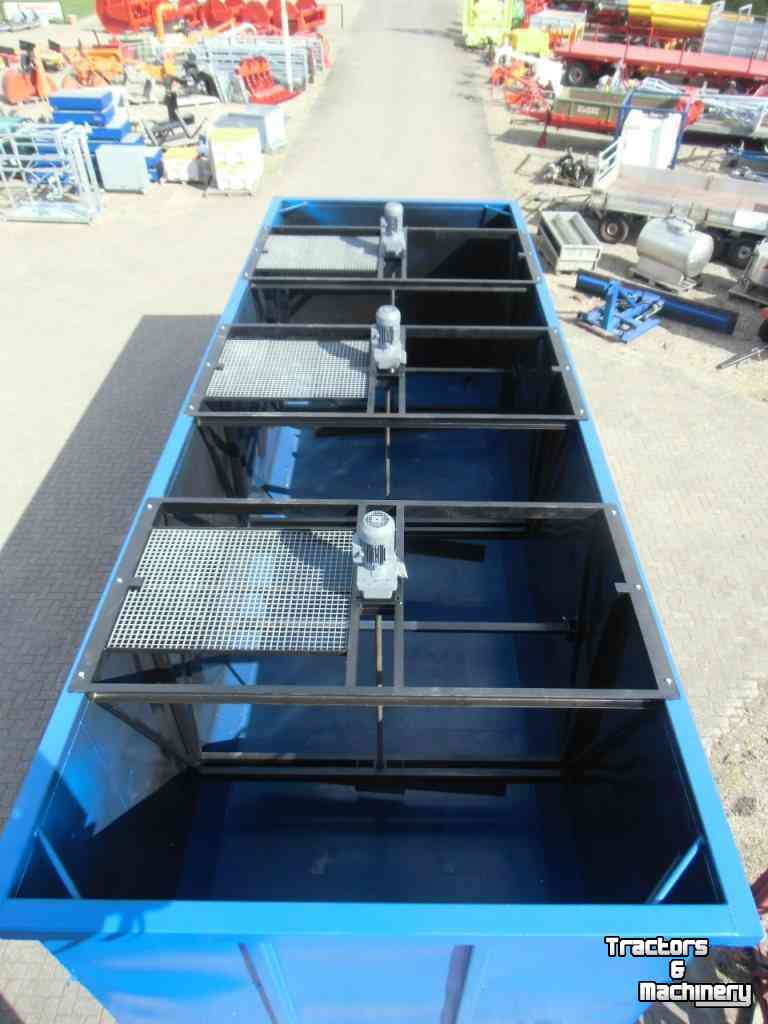 Conteneur à déchets AGM Bio massa / materiaal menginstallatie / mengcontainer