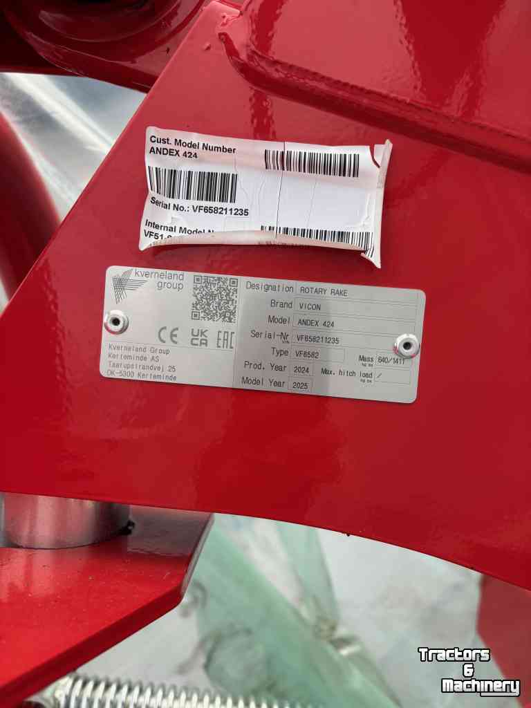 Andaineur Vicon Andex 424