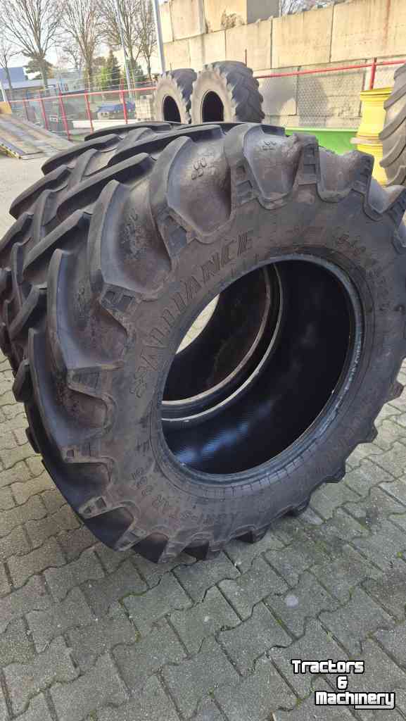 Roues, Pneus, Jantes, Barillets Jumelage Alliance 540/65R30 eenling/enkele band